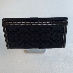 Authentic Coach Checkbook Holder